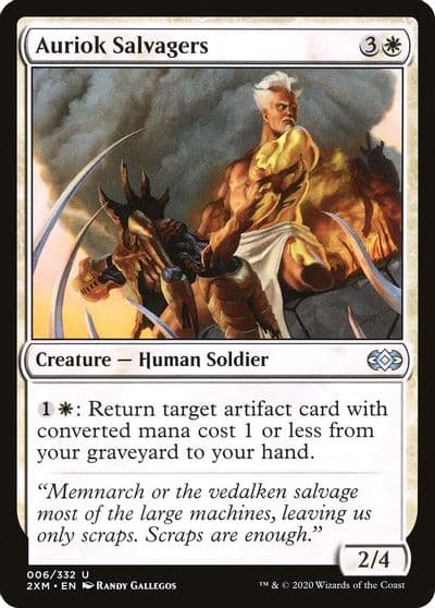 Auriok Salvagers Double Masters Magic card