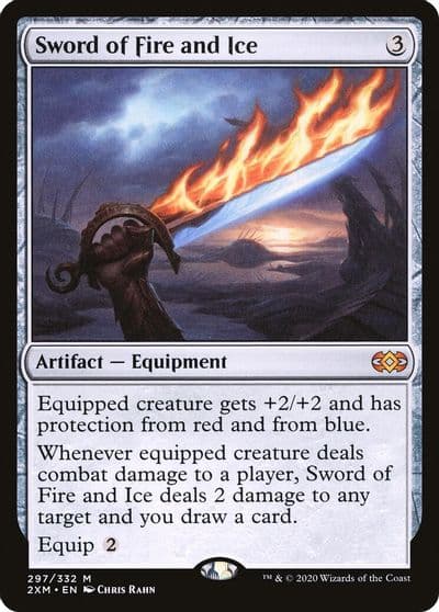 Sword of Fire and Ice Double Masters Magic card