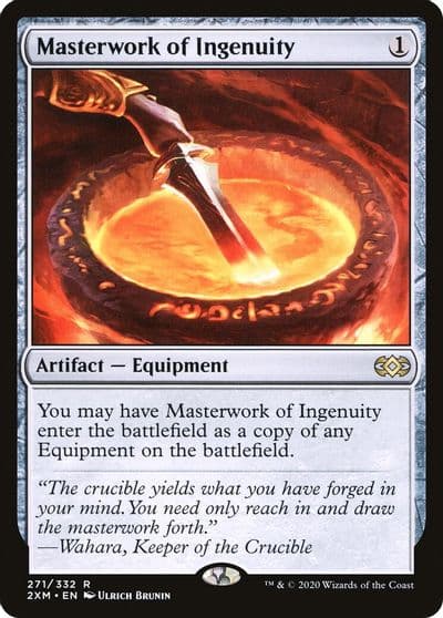 Masterwork of Ingenuity Double Masters Magic card