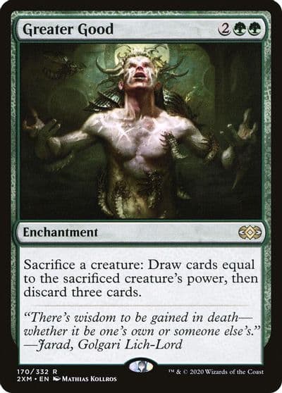 Greater Good Double Masters Magic card
