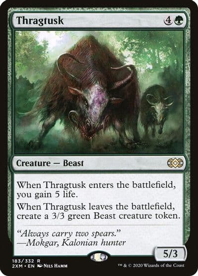 Thragtusk Double Masters Magic card