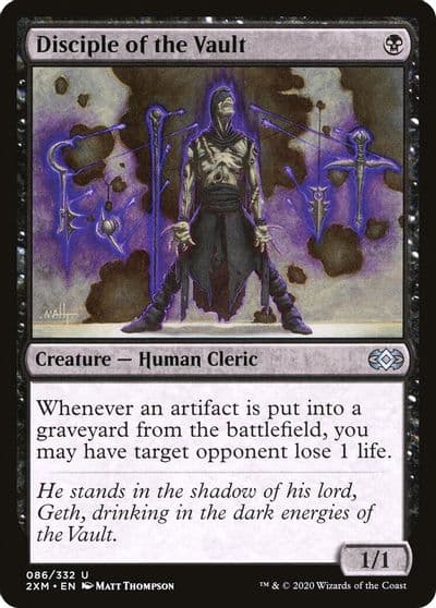 Disciple of the Vault Double Masters Magic card