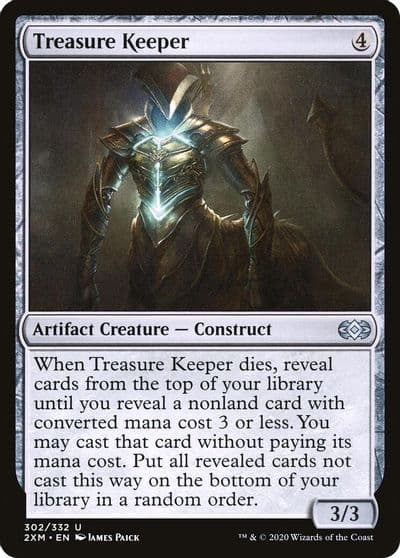 Treasure Keeper Double Masters Magic card