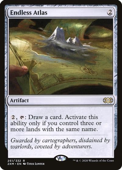 Endless Atlas Double Masters Magic card