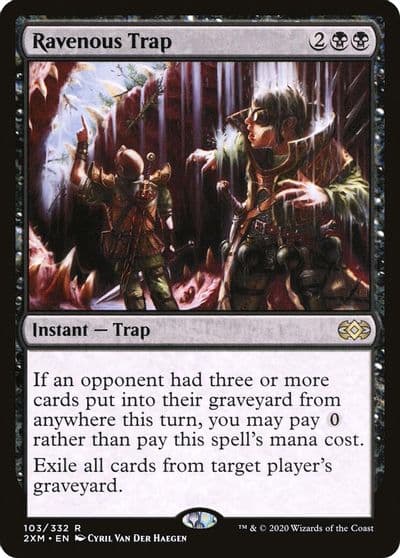 Ravenous Trap Double Masters Magic card