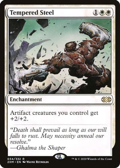 Tempered Steel Double Masters Magic card