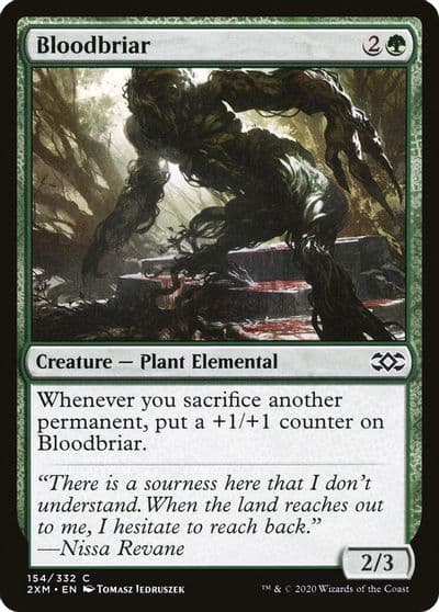 Bloodbriar Double Masters Magic card
