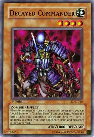 Decayed Commander Magician's Force Yu-Gi-Oh! card