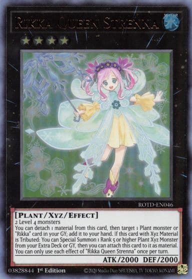 Rikka Queen Strenna Rise of the Duelist Yu-Gi-Oh! card