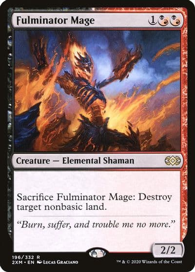 Fulminator Mage Double Masters Magic card
