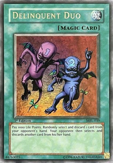 Delinquent Duo Magic Ruler Yu-Gi-Oh! card