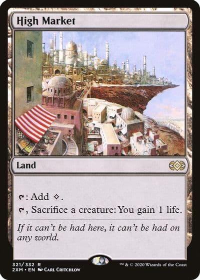 High Market Double Masters Magic card