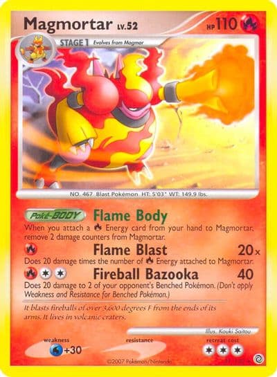 Magmortar (Secret Wonders) Deck Exclusives Pokemon card