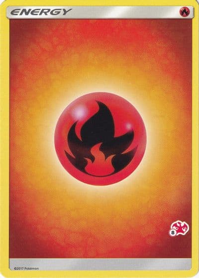 Fire Energy (#8 Charizard Stamped) Battle Academy Pokemon card