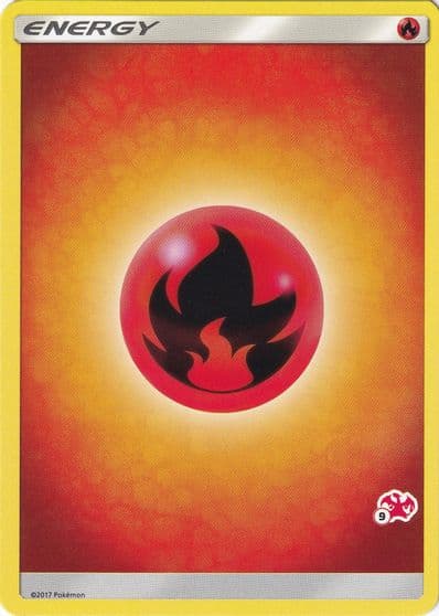 Fire Energy (#9 Charizard Stamped) Battle Academy Pokemon card