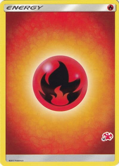 Fire Energy (#12 Charizard Stamped) Battle Academy Pokemon card