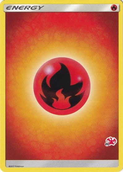 Fire Energy (#20 Charizard Stamped) Battle Academy Pokemon card