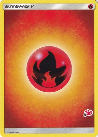 Fire Energy (#32 Charizard Stamped) Battle Academy Pokemon card