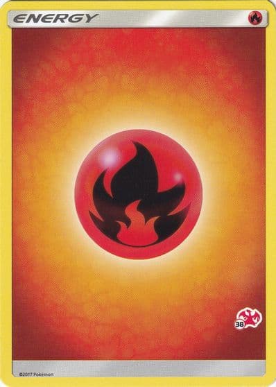 Fire Energy (#38 Charizard Stamped) Battle Academy Pokemon card