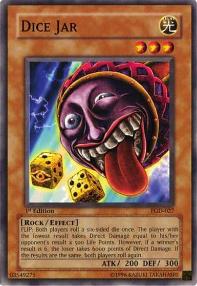 Dice Jar Pharaonic Guardian Yu-Gi-Oh! card