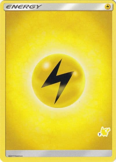 Lightning Energy (#7 Pikachu Stamped) Battle Academy Pokemon card