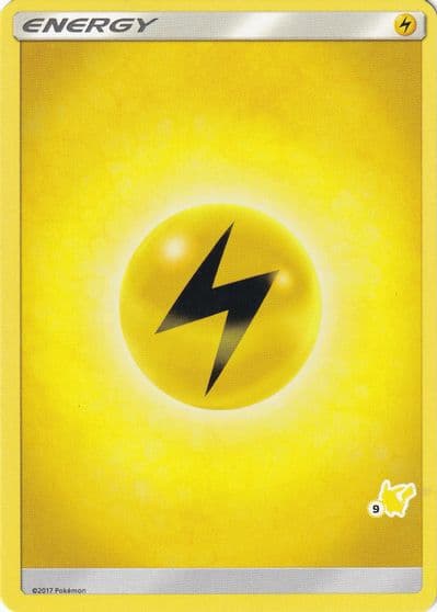 Lightning Energy (#9 Pikachu Stamped) Battle Academy Pokemon card