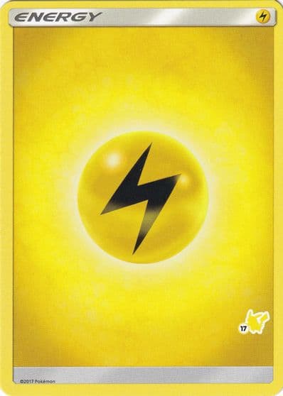 Lightning Energy (#17 Pikachu Stamped) Battle Academy Pokemon card