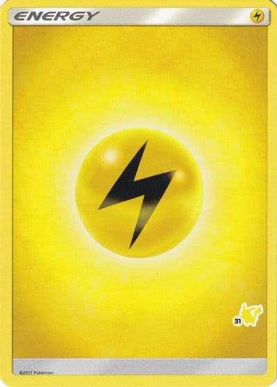 Lightning Energy (#31 Pikachu Stamped) Battle Academy Pokemon card
