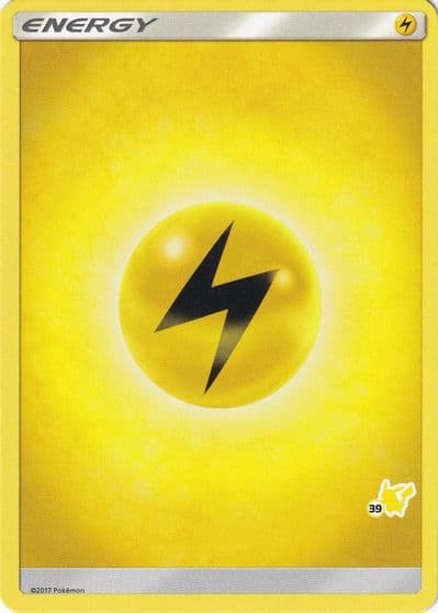 Lightning Energy (#39 Pikachu Stamped) Battle Academy Pokemon card