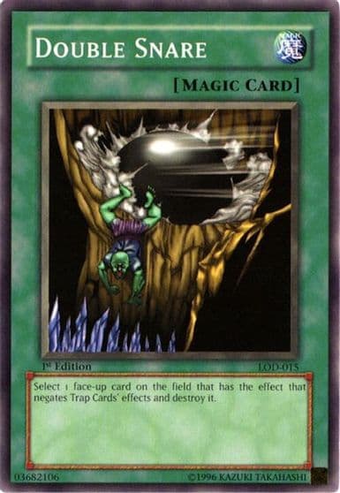Double Snare Legacy of Darkness Yu-Gi-Oh! card