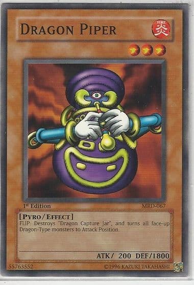 Dragon Piper Metal Raiders Yu-Gi-Oh! card