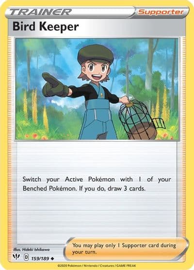 Bird Keeper SWSH03: Darkness Ablaze Pokemon card