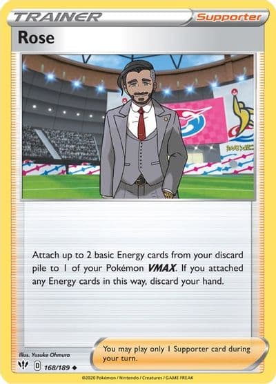 Rose SWSH03: Darkness Ablaze Pokemon card