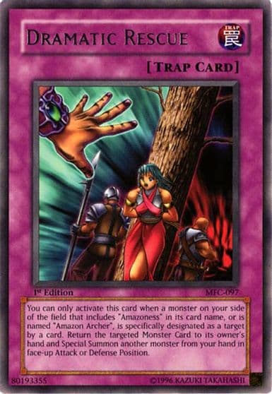 Dramatic Rescue Magician's Force Yu-Gi-Oh! card