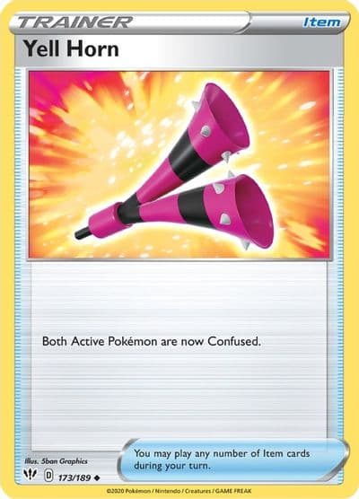 Yell Horn SWSH03: Darkness Ablaze Pokemon card