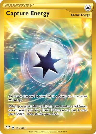 Capture Energy (Secret) SWSH03: Darkness Ablaze Pokemon card