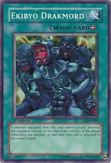 Ekibyo Drakmord Labyrinth of Nightmare Yu-Gi-Oh! card