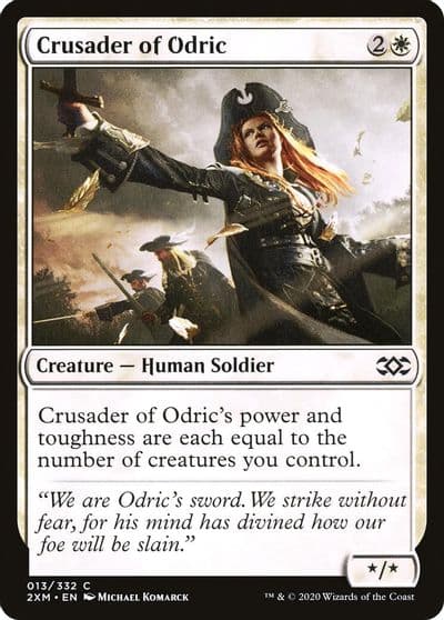Crusader of Odric Double Masters Magic card
