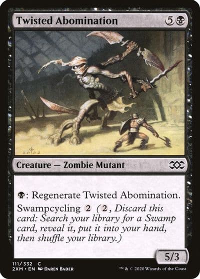 Twisted Abomination Double Masters Magic card