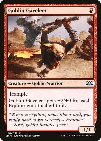 Goblin Gaveleer Double Masters Magic card