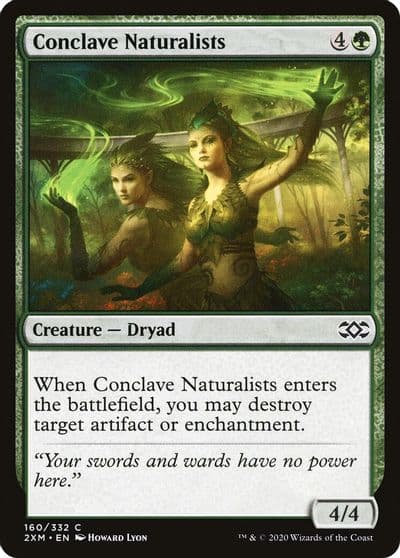 Conclave Naturalists Double Masters Magic card