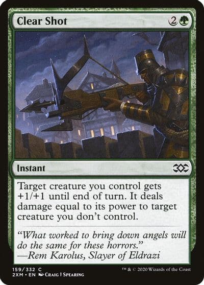 Clear Shot Double Masters Magic card
