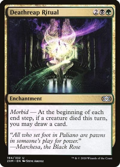 Deathreap Ritual Double Masters Magic card