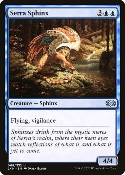 Serra Sphinx Double Masters Magic card