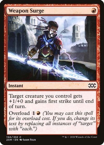 Weapon Surge Double Masters Magic card