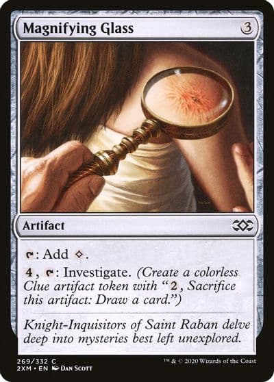 Magnifying Glass Double Masters Magic card