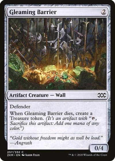 Gleaming Barrier Double Masters Magic card