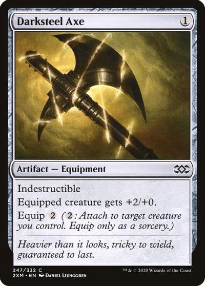 Darksteel Axe Double Masters Magic card