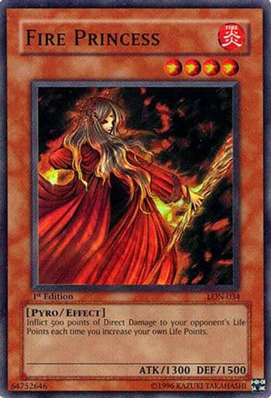 Fire Princess Labyrinth of Nightmare Yu-Gi-Oh! card