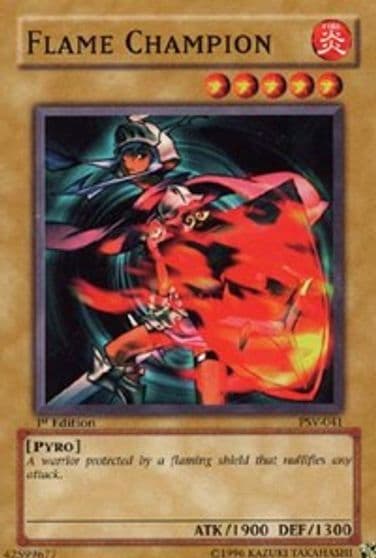 Flame Champion Pharaoh's Servant Yu-Gi-Oh! card